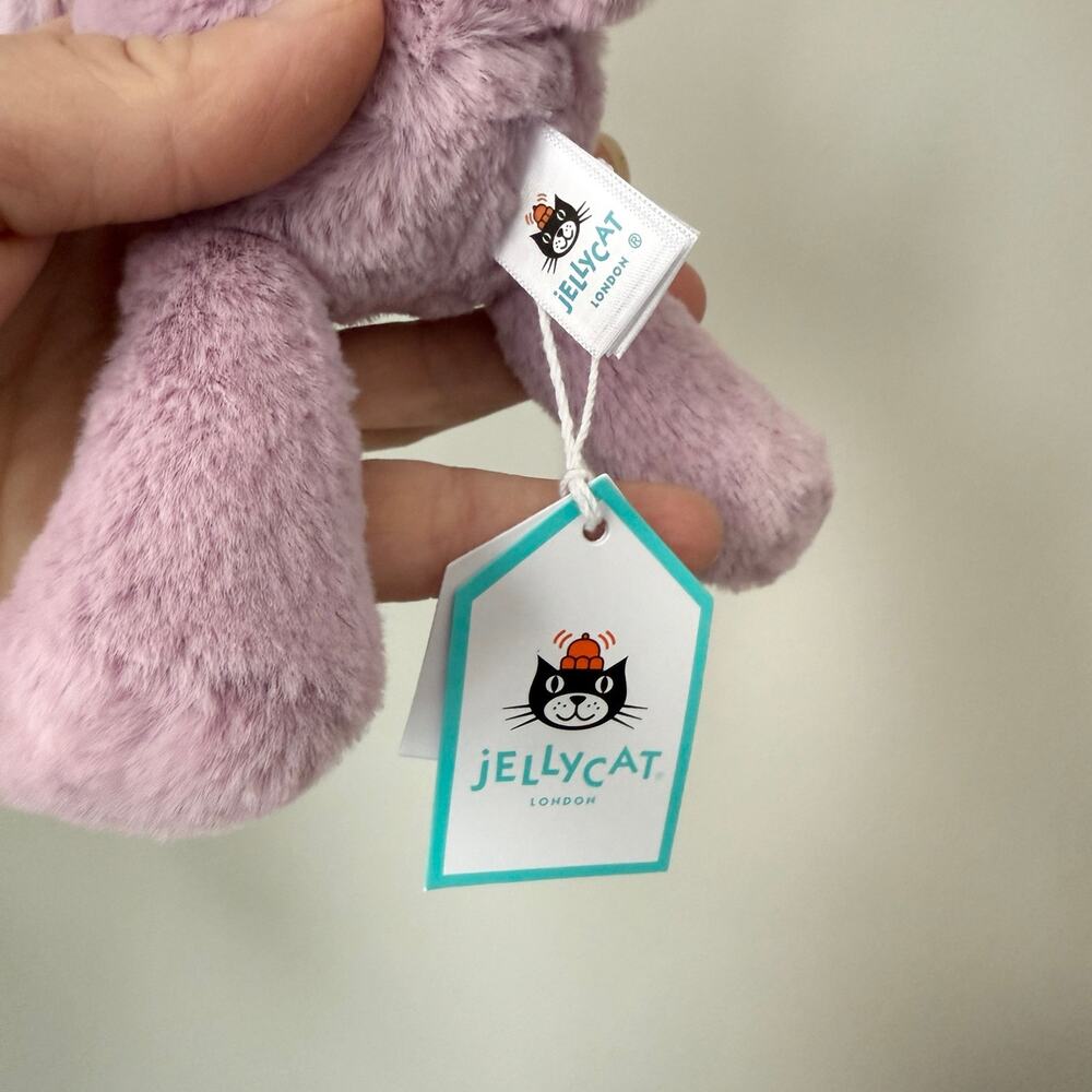 AUTHENTIC Jellycat Smudge Hippo Tiny NWT - Fast Shipping! - Picture 5 of 8